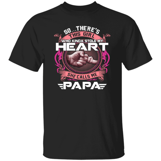 Daughter And Dad, She Calls Me Papa, My Best Daughter, Love Daughter Unisex T-Shirt