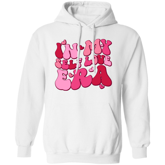 In My Self Love Era, Love Era, Groovy Love, Groovy Valentine, Valentine's Day, Trendy Valentine Pullover Hoodie