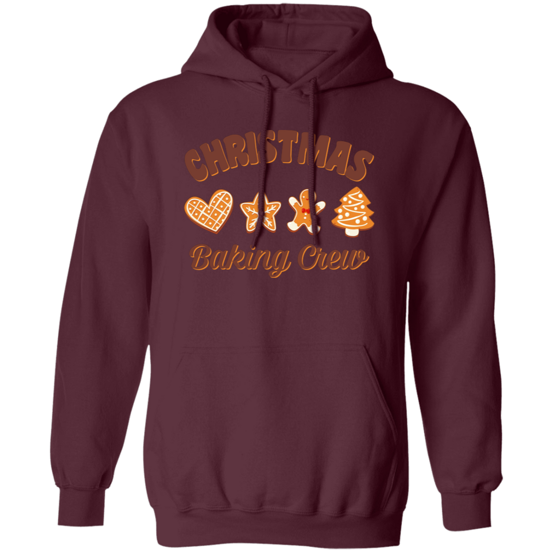 Christmas Baking Crew, Gingerbread Crew, Set Of Gingerbread, Merry Christmas, Trendy Christmas Pullover Hoodie