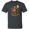 Turkey With Beer, Thanksgiving's Day, Thankful With Beer Unisex T-Shirt