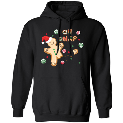 Oh Snap, Cute Gingerbread, Gingerbread Break Down The Leg Pullover Hoodie