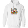 Happy Hallo-Thanks-Mas, Halloween Thanks Giving Christmas, Big Party Pullover Hoodie