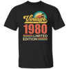 Hawaii 1980 Gift, Vintage 1980 Limited Gift, Retro 1980, Tropical Style Unisex T-Shirt