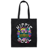 Hippie Soul, Cool Soul, Cool Skull, Hippie Style Canvas Tote Bag