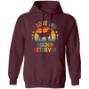 I Love My Golden Retriever, Retro Golden, Golden Silhouette Pullover Hoodie