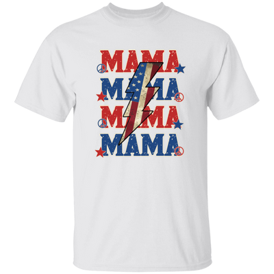 Mama American, Flash American, Peace And Star American Unisex T-Shirt