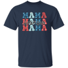 Mama, American Mama, Groovy Mama, Mommy's Day Unisex T-Shirt