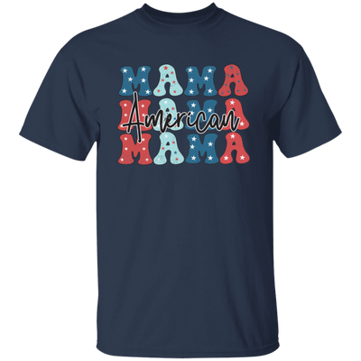 Mama, American Mama, Groovy Mama, Mommy's Day Unisex T-Shirt