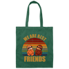 Sloth Friends We Are Best Friends Canvas Tote Bag