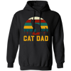 Cat Lover, Retro Cat Dad, Kitten Love Gift, Vintage Cat, Best Of Meow Pullover Hoodie