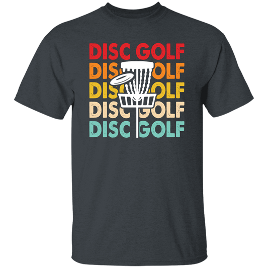 Disc Golf Game, Retro Disc Golf, Through The Disc To The Basket Unisex T-Shirt