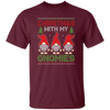 Christmas With My Gnomies, Xmas Gnome, Santa Gnome Unisex T-Shirt