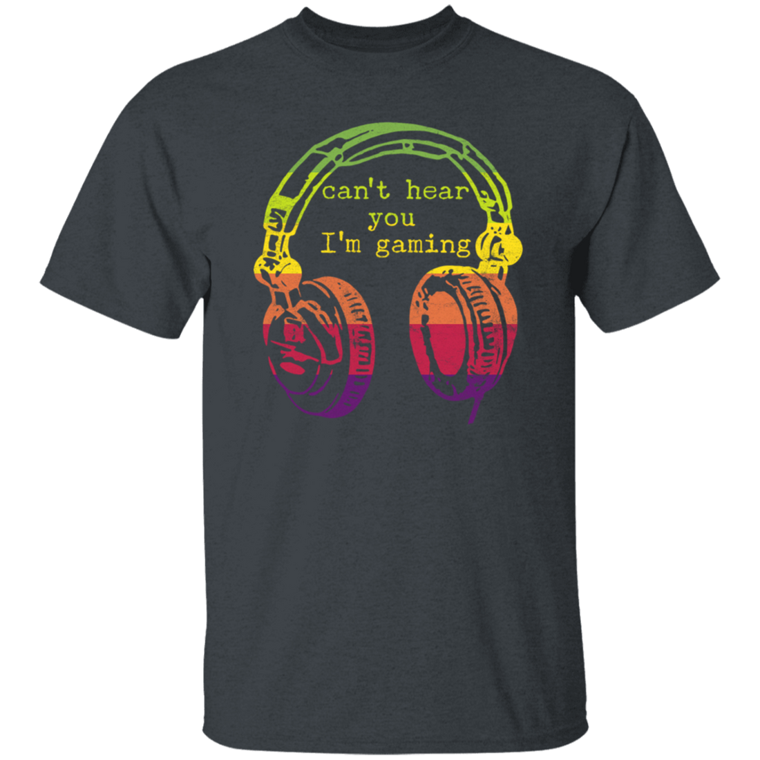 Can't Hear You I'm Gaming, Funny Gaming Gift, Retro Style Gift For Famer Unisex T-Shirt