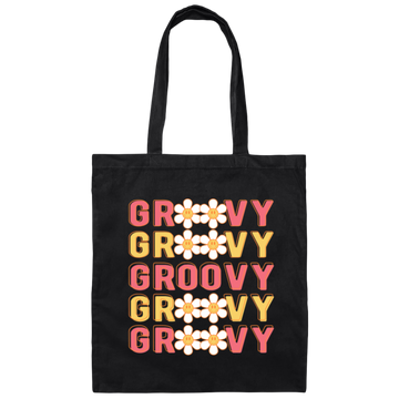 Groovy Kind Of Love The Soul Keeper Groovy Canvas Tote Bag