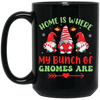 Home Is Where My Bunch Of Gnome Are, Merry Christmas Black Mug