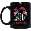 American Army Always Protect, American Cowboy Black Mug