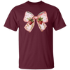 Pink Bow, Strawberry Lover, Strawberries Bow, Xmas Gift Christmas Unisex T-Shirt