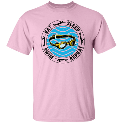 Eat Sleep Swim Repeat, Swimming Lover, Swimmer Unisex T-Shirt