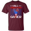 All American Gamer, America Gaming, American Flag Unisex T-Shirt