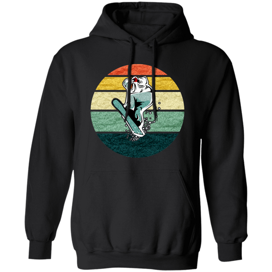 Boarding Rider, Snowboarder Winter Sport, Love To Surf, Surfing Gift Pullover Hoodie