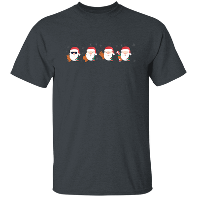 Funny Santa, Mini Santa Face, Merry Christmas, Trendy Christmas Unisex T-Shirt