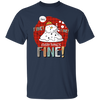 It's Fine, Everythings Fine, Melting Snowman, Plaid Xmas, Merry Christmas, Trendy Christmas Unisex T-Shirt