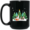 Funny Christmas, Animal Christmas, Merry Christmas, Trendy Christmas Black Mug