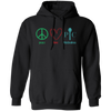 Peace Love Kitchen Boss, Kitchenboss, Love Chef, Pampered Chef Pullover Hoodie