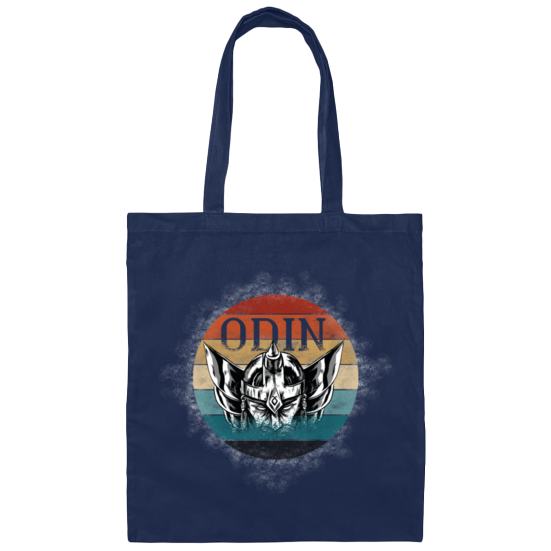 Retro Viking of Mythology Odin Valhalla Nordic Outfit Canvas Tote Bag