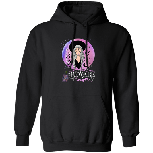 Beware, Mystery Girl, Love The Moon And Stars, Blink Background Pullover Hoodie