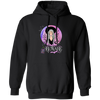 Beware, Mystery Girl, Love The Moon And Stars, Blink Background Pullover Hoodie