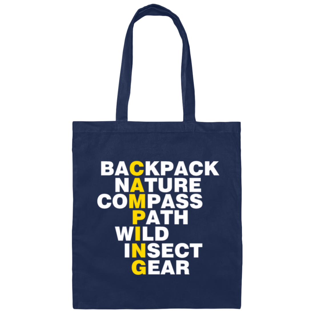 Camping Lover, Nature Camping, Backpacking Wilderness, Love To Camp Canvas Tote Bag