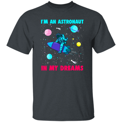 Astronaut In Space Shuttle Rocket, Galaxy Orbit Saturn, Love Galaxy Unisex T-Shirt
