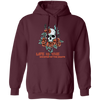 Skull With Roses, Life Is The Whisper Of The Death Pullover Hoodie