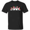 Santa Xmas, Santa Cross The Road, Cross On A Street Unisex T-Shirt