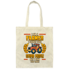 Farmer Agriculture, Tractor Cow, Farmer Gift Canvas Tote Bag