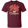 Like To Camp, King Of The Camper, Campsite Holiday Best Gift Unisex T-Shirt