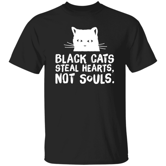 Black Cats Steal Hearts, Not Souls, Love Cute Cat, Best Cat Gift Unisex T-Shirt