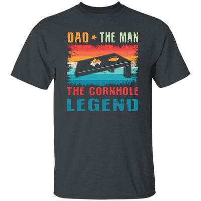 Retro Dad, The Man, The Cornhole Legend, Retro Cornhole Unisex T-Shirt