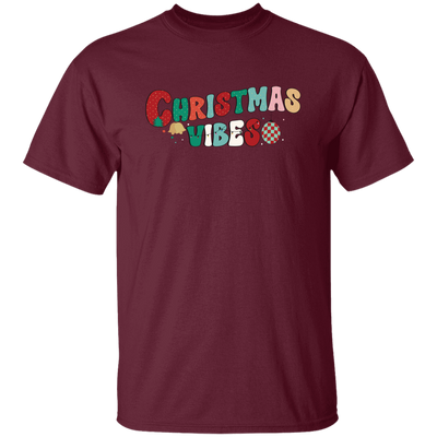 Christmas Vibes, Retro Christmas, Merry Christmas, Trendy Christmas Unisex T-Shirt