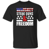 Whiskey Steak Guns And Freedom, American Whiskey Unisex T-Shirt