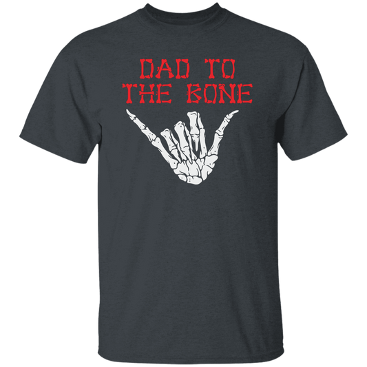 Dad To The Bone, Spooky Skeleton Hand, Funny Halloween, Trendy Halloween Unisex T-Shirt