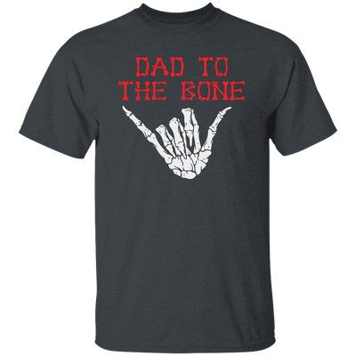 Dad To The Bone, Spooky Skeleton Hand, Funny Halloween, Trendy Halloween Unisex T-Shirt