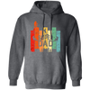 Retro Dad, Super Dad, Hiking Dad, Daddy Love Hiking Pullover Hoodie