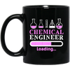 Chemical Engineer, Love Chemical Engineer Gift, Love Engineer Of Chemical Black Mug