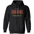 This stylish Retro 1978 Pullover Hoodie is perfect for any 1978 Lover Gift enthusiast. Crafted from a cozy cotton blend fabric, this gift will add a classic touch to any wardrobe. With its timeless classic styling, this pullover hoodie is sure to become a wardrobe staple for years to come.