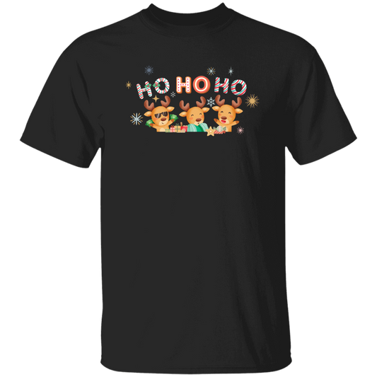 Christmas Reindeer, Ho Ho Ho, Cute Xmas Reindeer, Merry Christmas, Trendy Chrismas Unisex T-Shirt