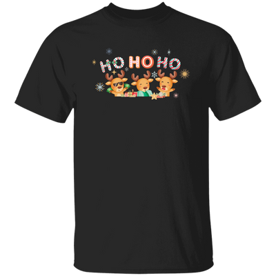 Christmas Reindeer, Ho Ho Ho, Cute Xmas Reindeer, Merry Christmas, Trendy Chrismas Unisex T-Shirt