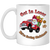 Get In Loser, We're Saving Christmas, Santa Drive Red Car, Merry Christmas, Trendy Chrismas White Mug