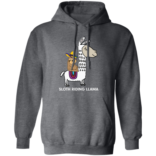 Llama And Sloth, Alpacas Lover, Funny Llama, Best Llama, Best Sloth Pullover Hoodie